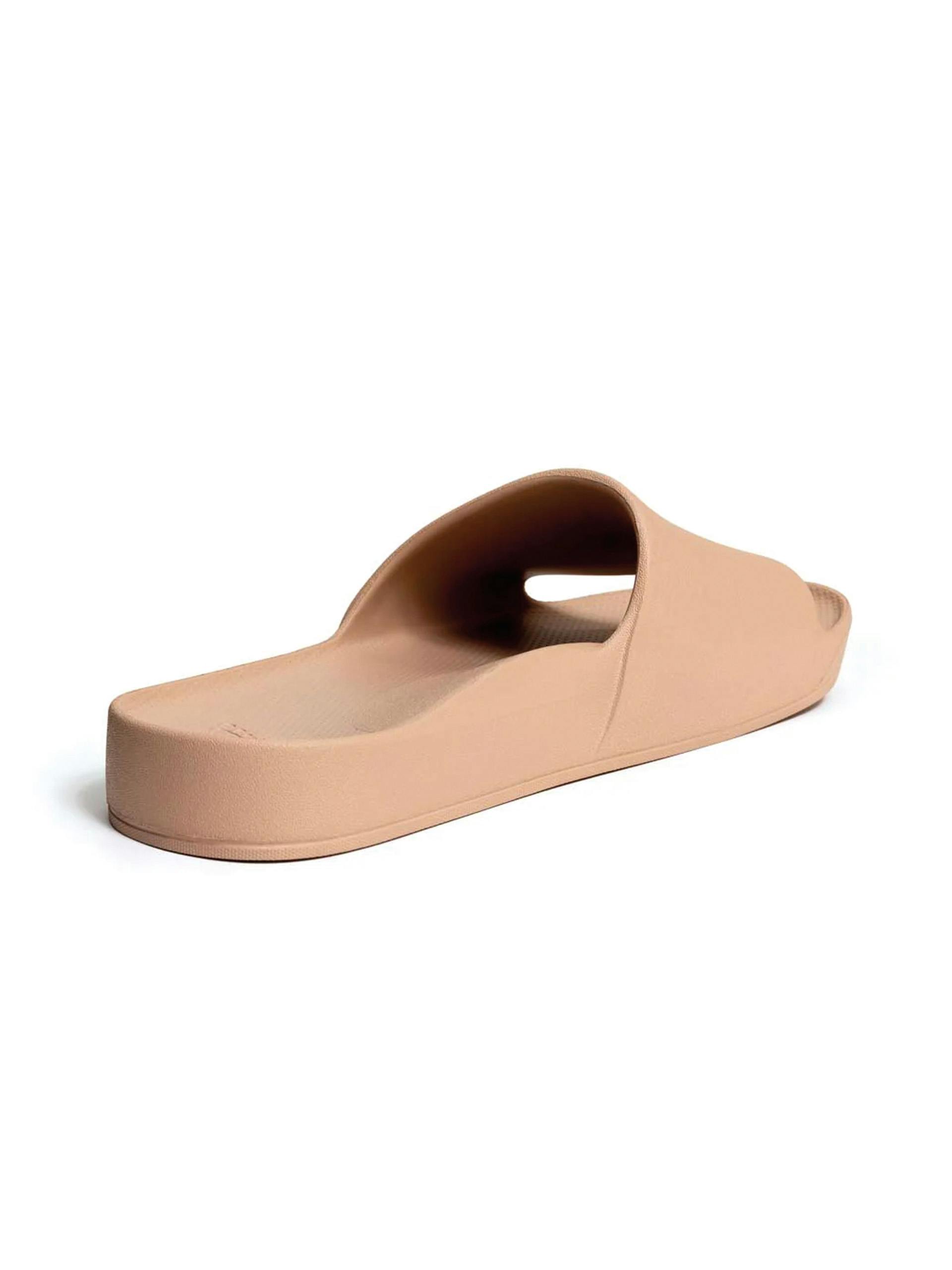 Slide sandals with arch on sale support